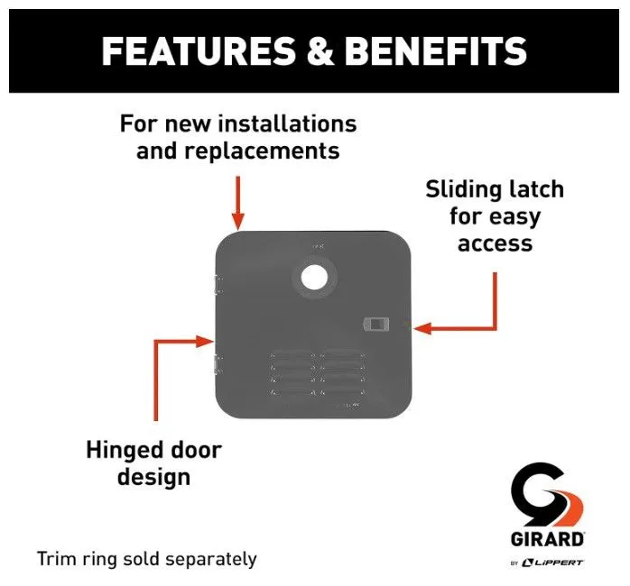 DOOR KIT-SMALL- BLACK 2GWHDB